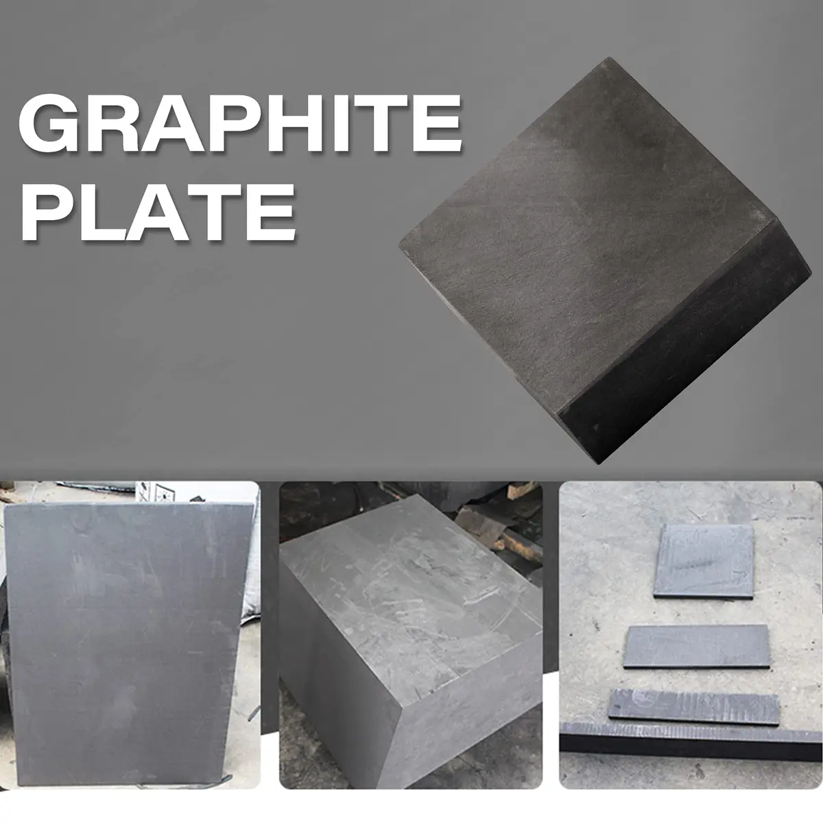 Zxmissu 99.9% High Purity Graphite Ingot Block 50mm x 50mm x 20mm (2-Pack) | EDM Casting Mould Material - view 4