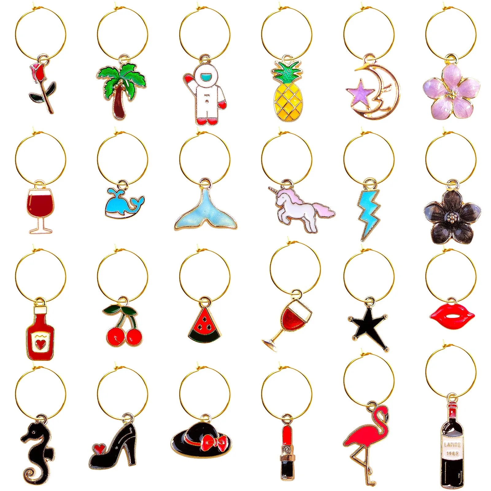 Glass Markers & Charms