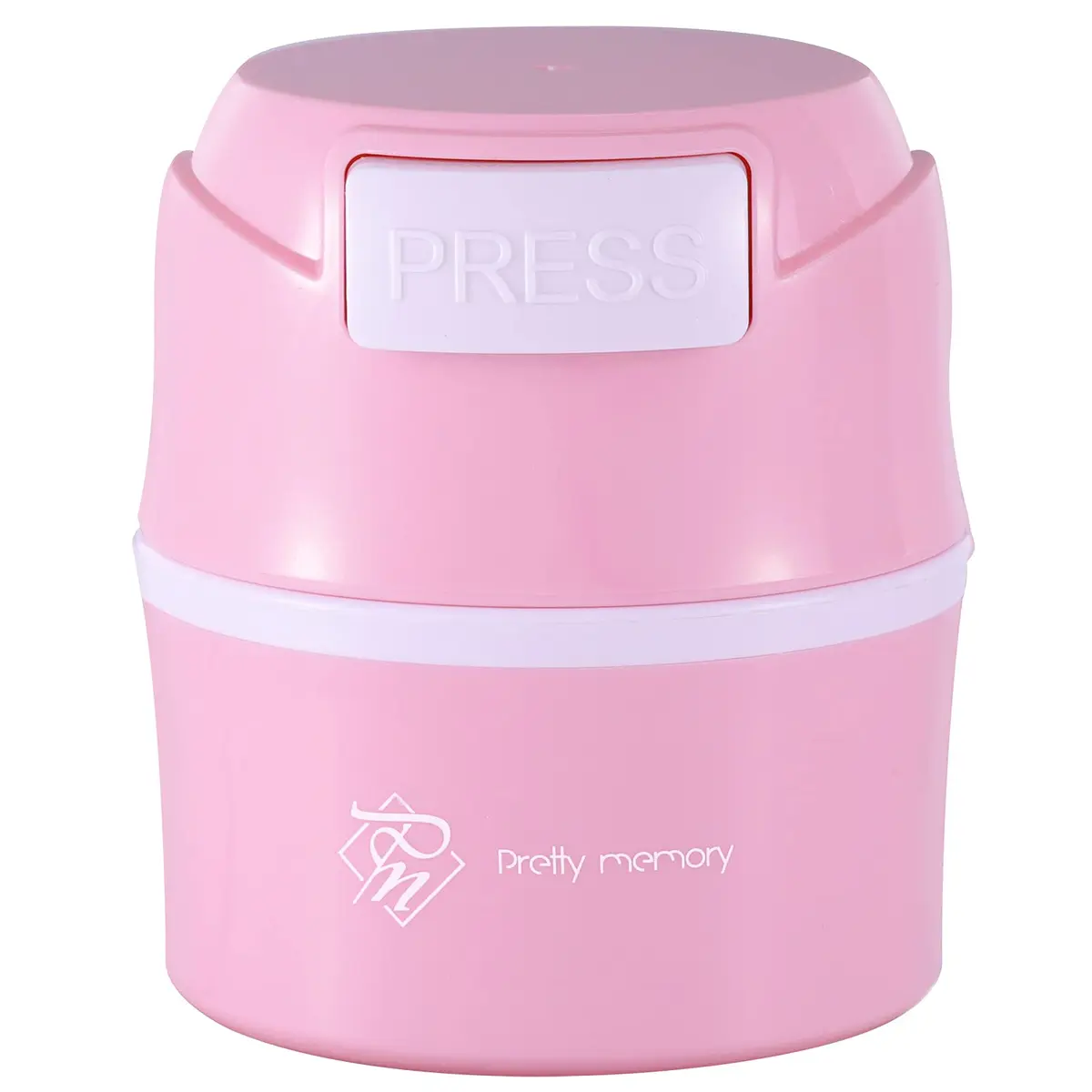 Pretty memory Airtight Eyelash Glue Storage Container Pink | Keeps Lash Glue Fresh - main product image