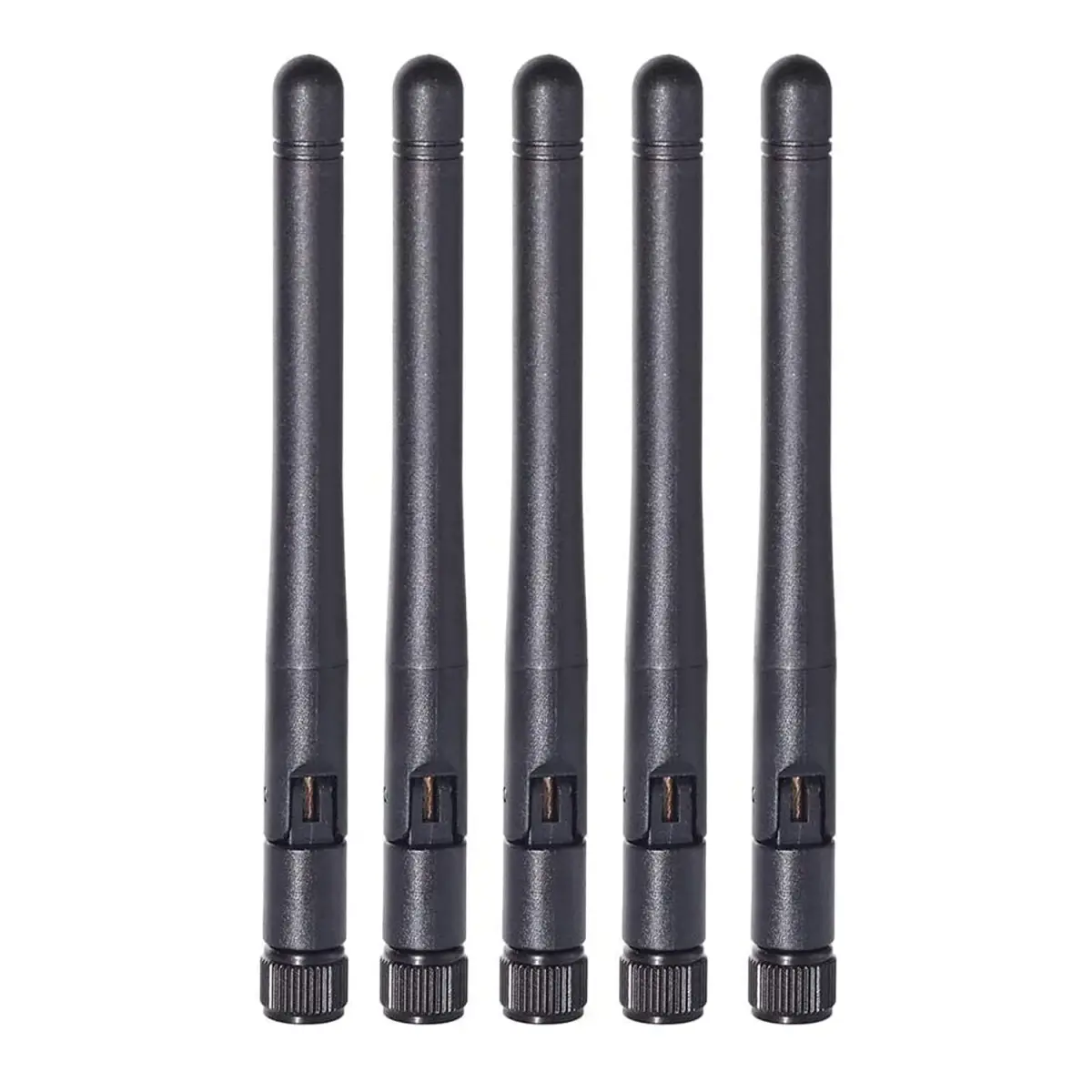 AEDIKO Dual Band WiFi Antenna 2.4GHz 5/5.8GHz 3dBi RP-SMA Male | 5-Pack for Extended Wireless Range - view 2