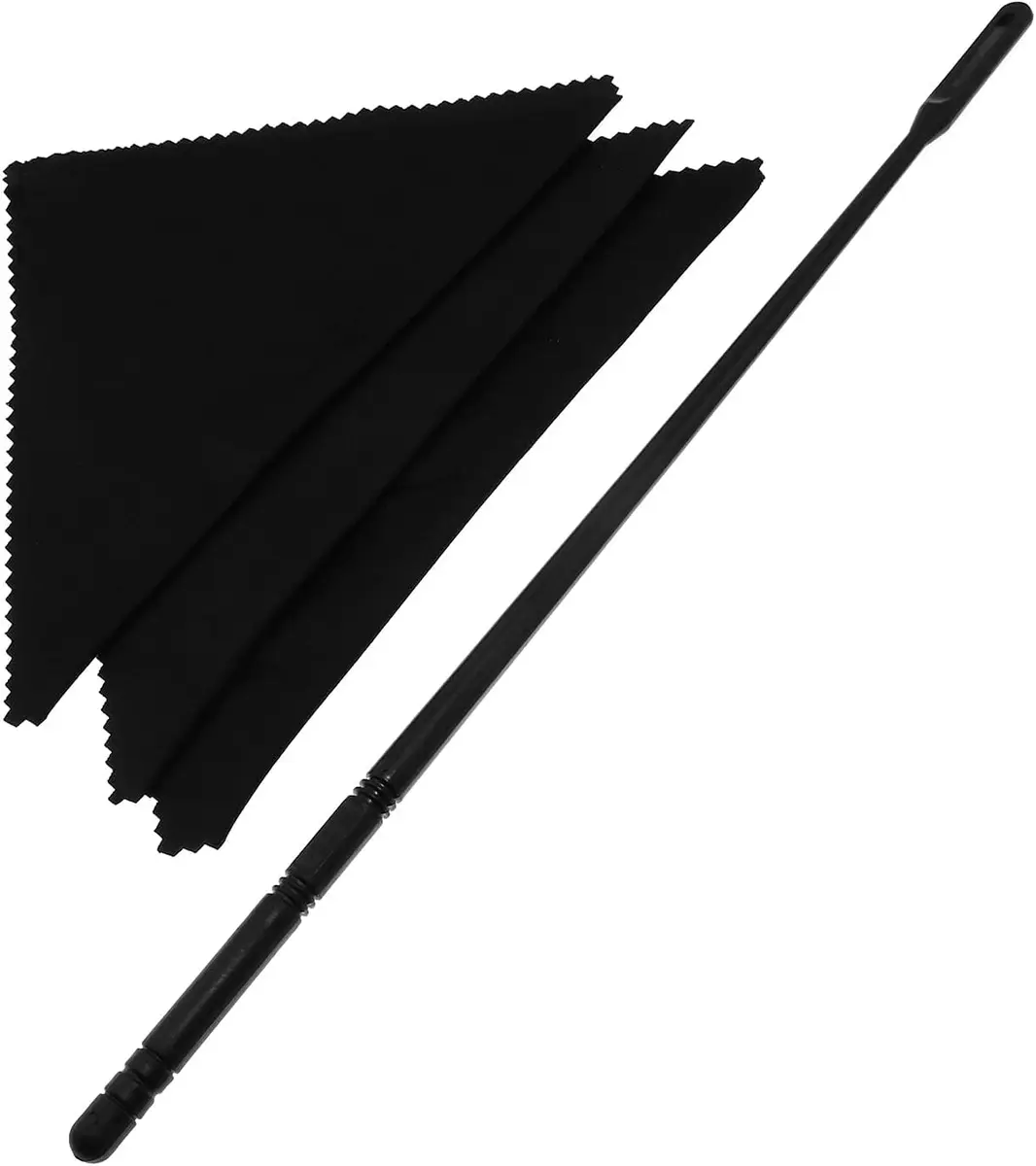 Ergonflow Flute Cleaning Kit with 3 Swabs & Cloth | Easy Interior Care for Most Flutes & Piccolos - main product image