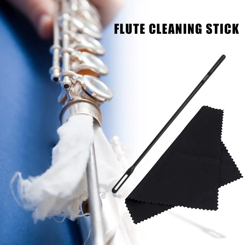 Ergonflow Flute Cleaning Kit with 3 Swabs & Cloth | Easy Interior Care for Most Flutes & Piccolos - view 7