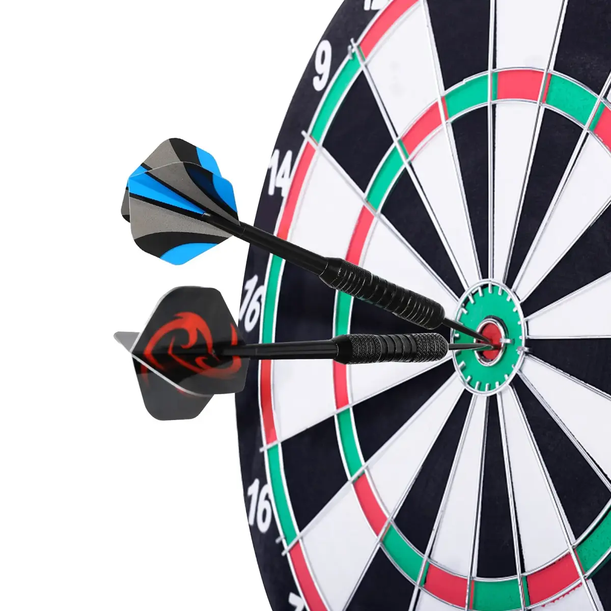 Accmor 12 Pack Steel Tip Darts Set, 24 Grams Professional Metal Darts with PVC Shafts & Flights - view 5