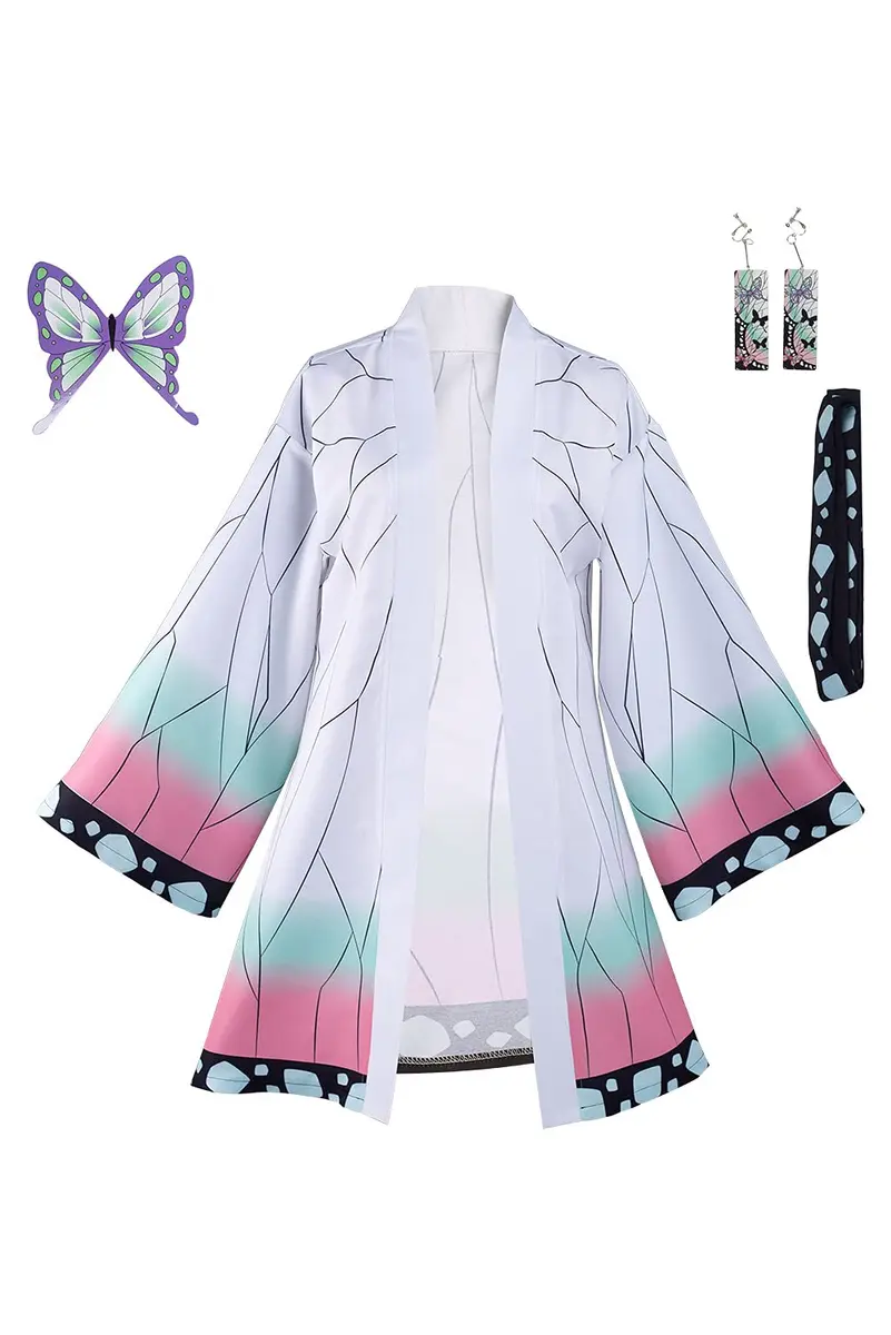 Haydory Adults Anime Cloak Cosplay Costume Kimono Cape Robe Halloween | Kimono-Style, Anime-Inspired, Kimono Cape, Small (en_US) - view 2