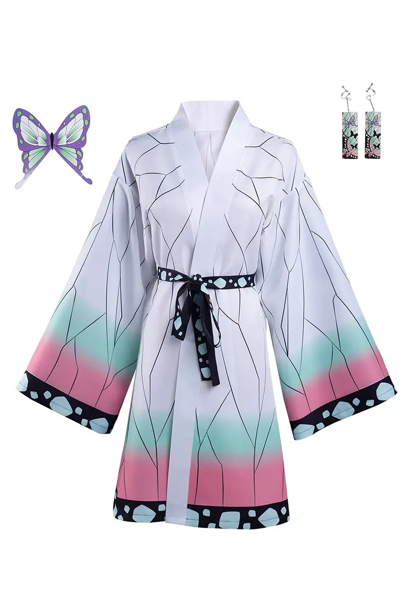 Haydory Adults Anime Cloak Cosplay Costume Kimono Cape Robe Halloween | Kimono-Style, Anime-Inspired, Kimono Cape, Small (en_US) - view 3