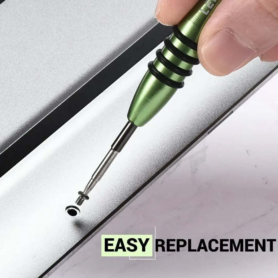 LeFix Gold M2x3 Torx T5 Screws (12-Pack) with T5 Screwdriver | Steel 410 Screws for Dell XPS, Razer Blade, HP Envy - view 5