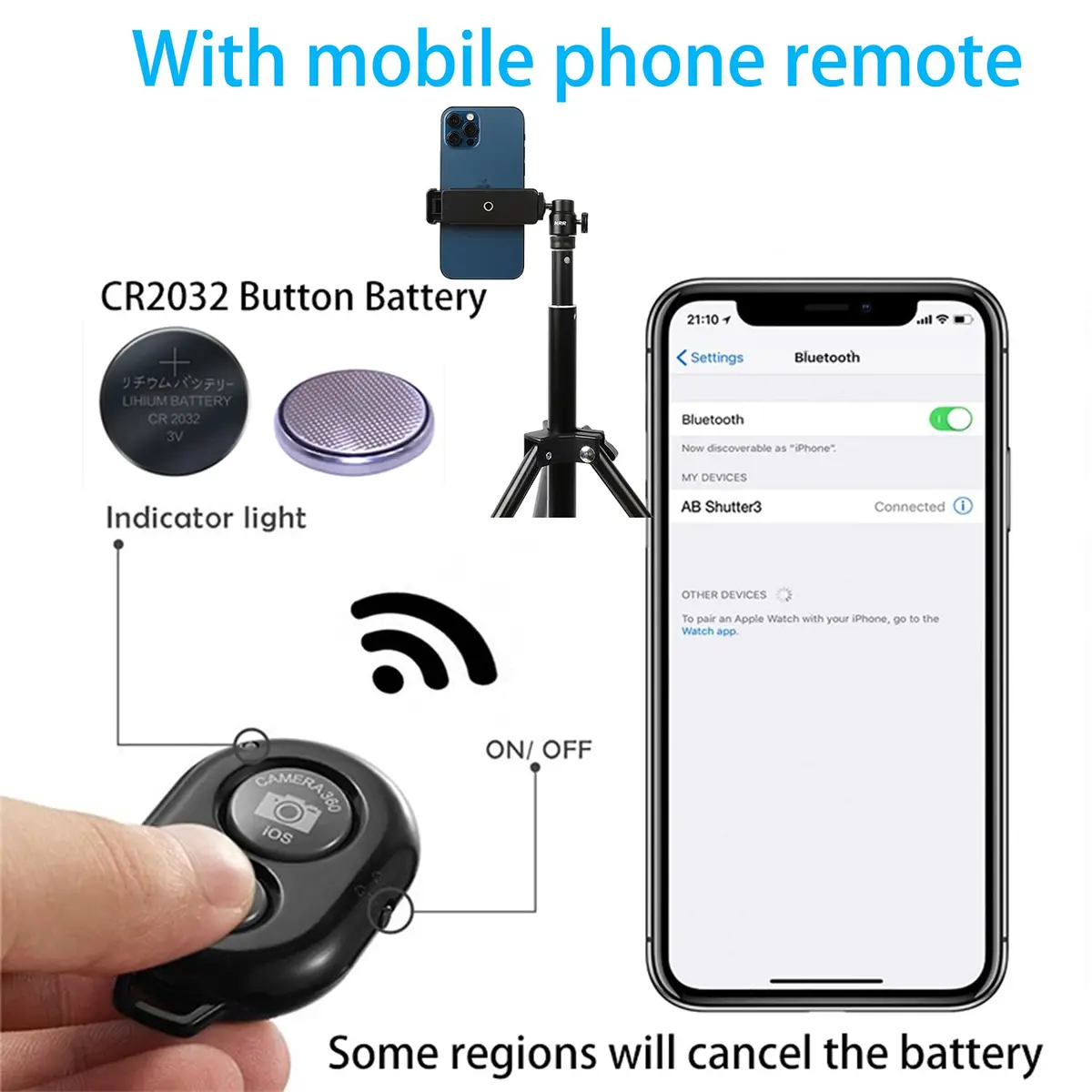 PellKing 2in1 Tripod Extension Rod 59in | Adjustable Selfie Stick & Tripod Support - view 5