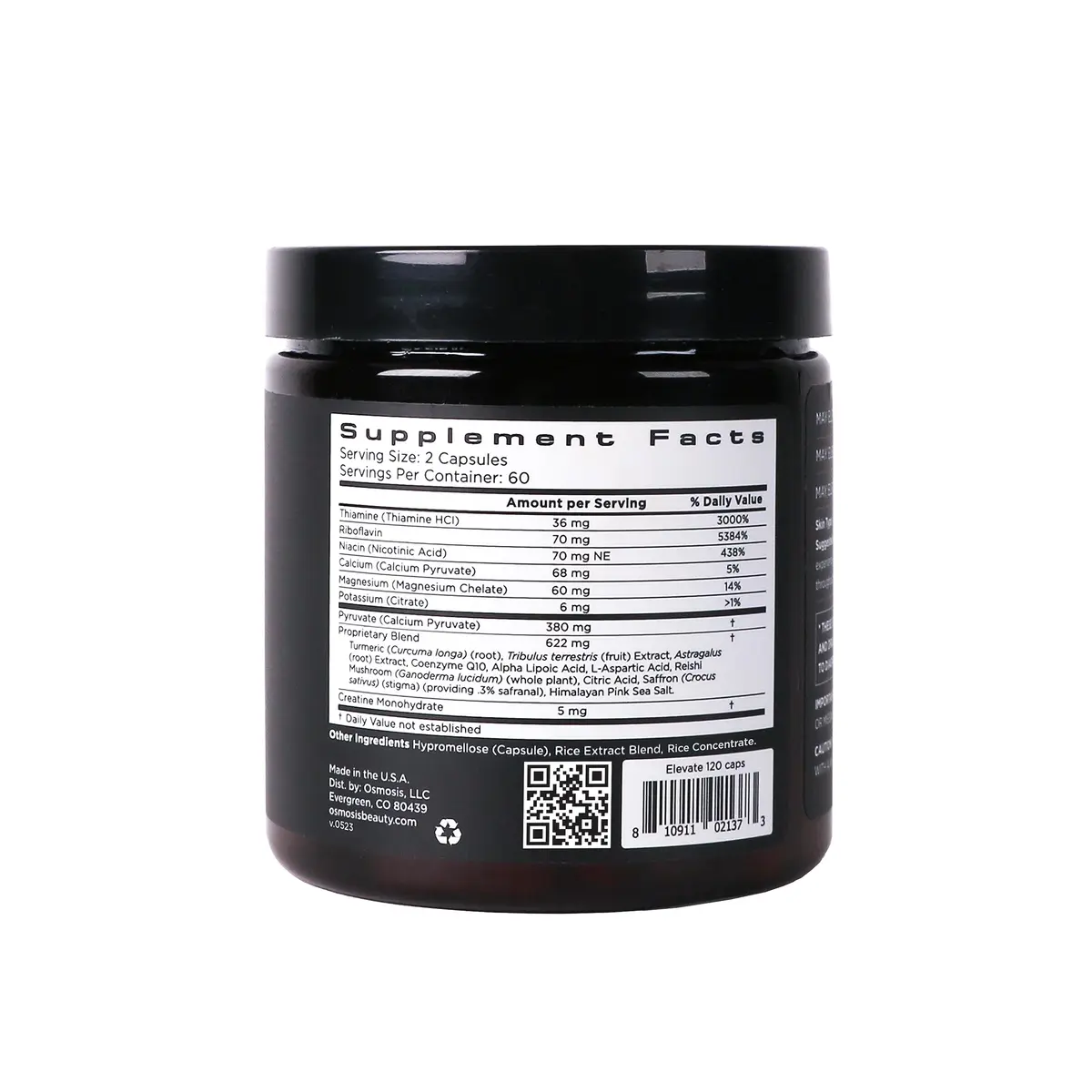 OSMOSIS Elevate ATP Support Supplement, Skin & Energy, 120 Count | Clinically Proven ATP Boost for Skin & Vitality - view 7