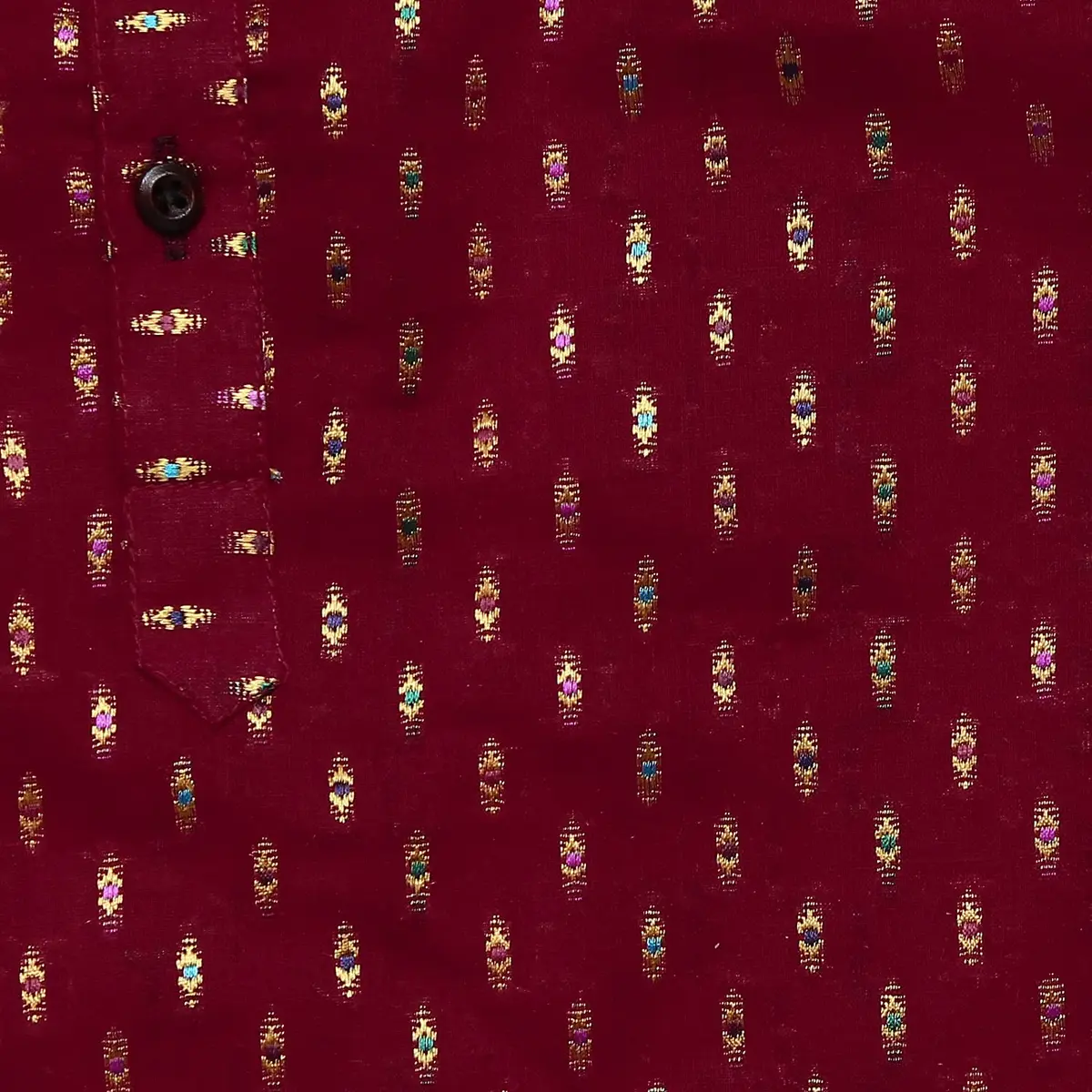 Superminis Boy's Cotton Kurta with Dhoti Set - Maroon, 18-24 Months | Traditional Ethnic Wear for Festivals - view 7