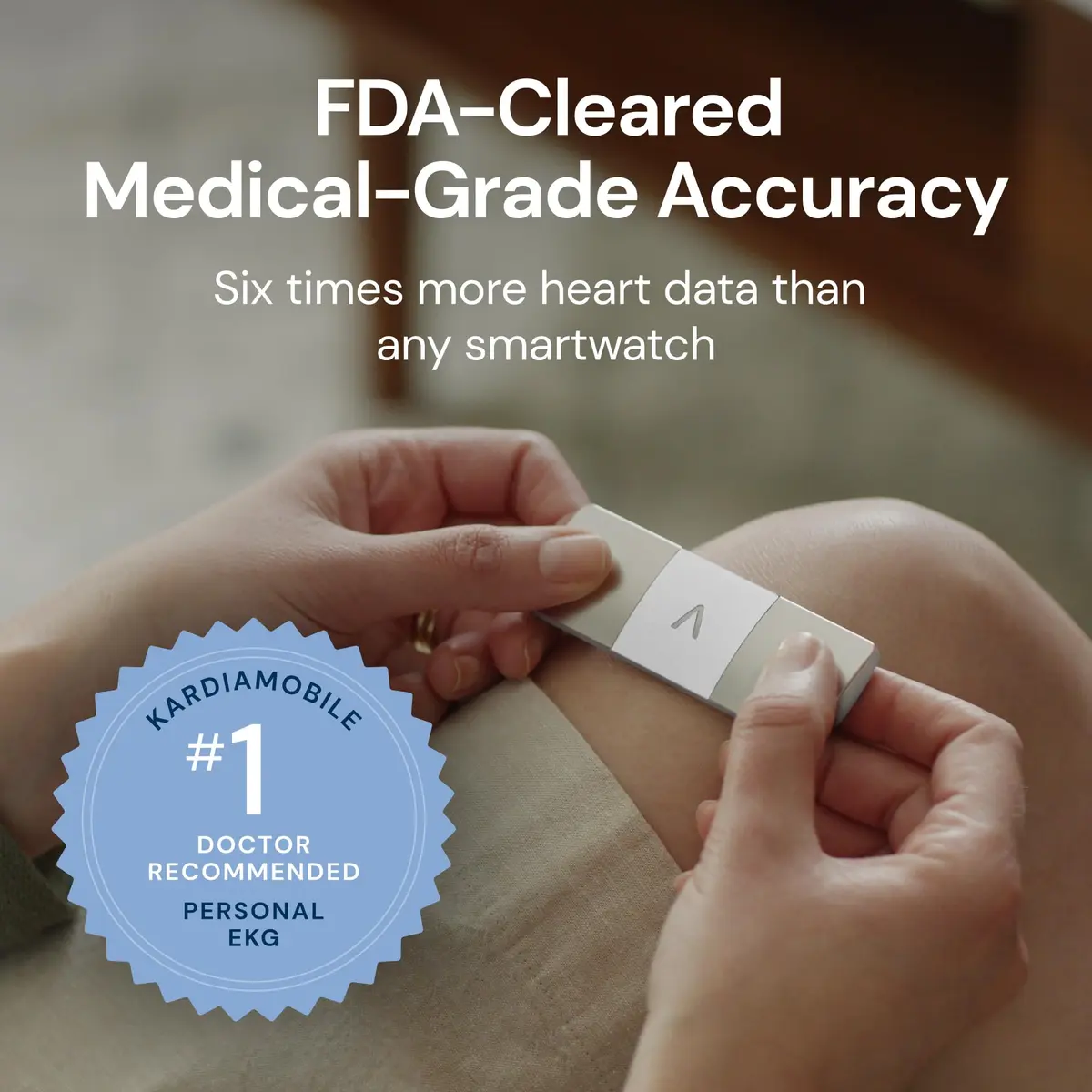 KardiaMobile 6L Max EKG Monitor with 1-Year KardiaCare | FDA-Cleared, Medical-Grade Heart Monitor, 30-Second Results, Unlimited Recordings - view 7