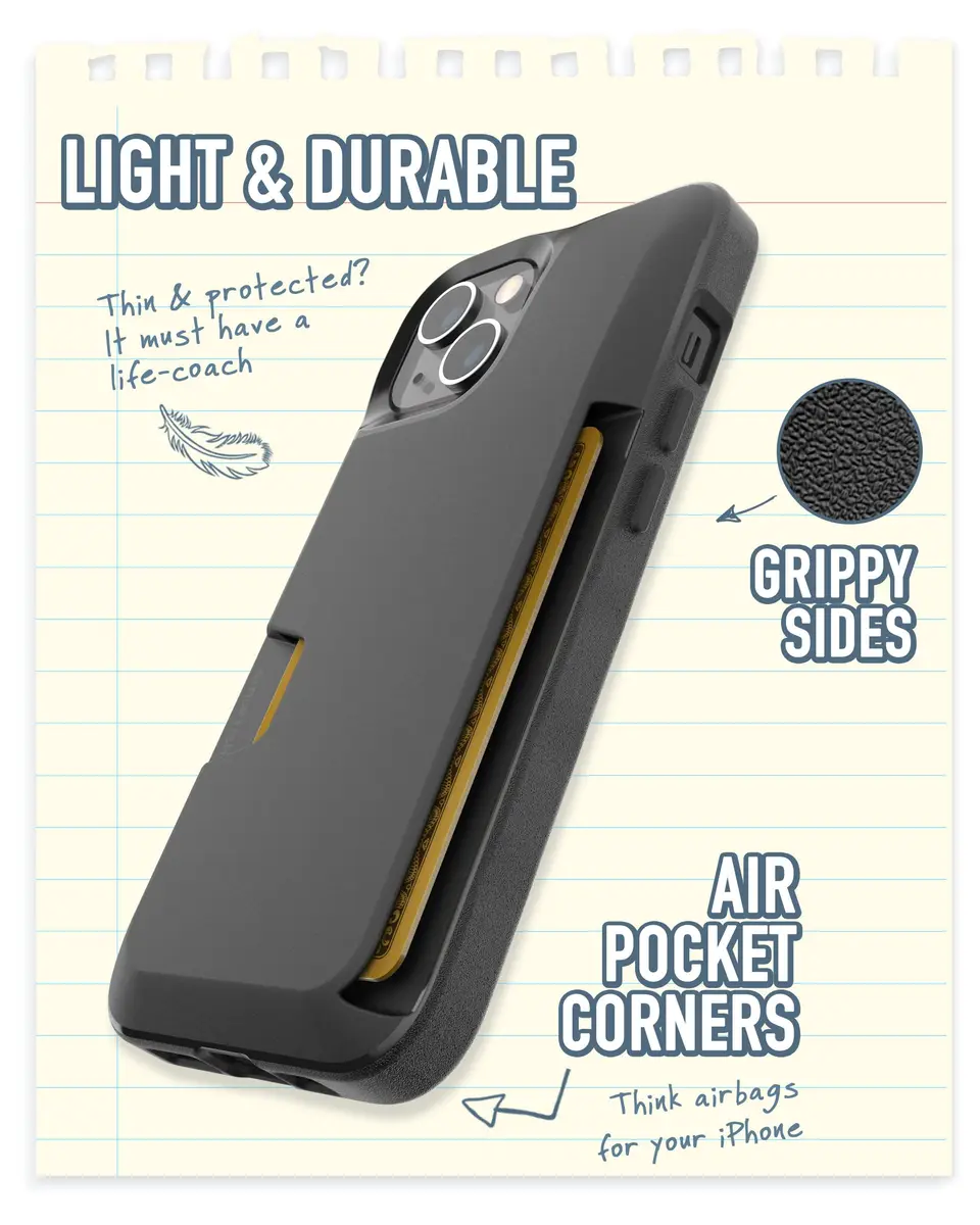 silk Wallet Slayer Vol. 1 iPhone 13 Wallet Case | Slim, Drop-Tested, Card & Cash Holder - view 3