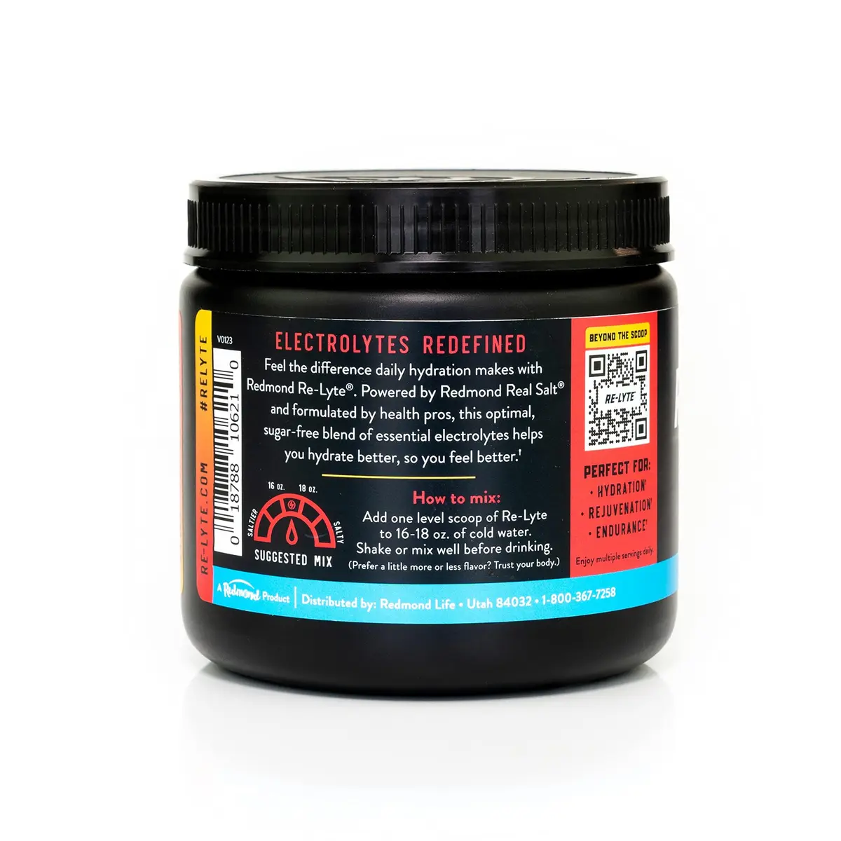 REDMOND Re-Lyte Sugar Free Electrolyte Powder Mix Strawberry Lemonade 60 Servings | Hydration with 60+ Trace Minerals - view 2