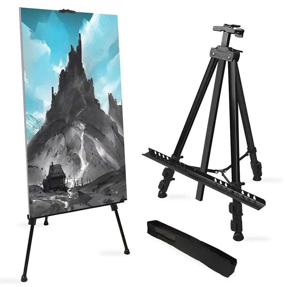 RRFTOK 72 in Art Easel Stand, Adjustable Metal Tripod, Dual-Layer | Sturdy & Portable for Artists - main product image