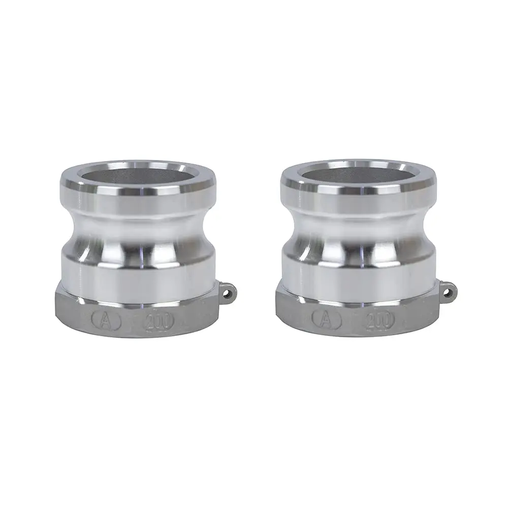 Quafwia 2" Aluminum Cam Lock Fittings (Part A) with Female NPT Thread | Gravity Cast Stronger Body - main product image