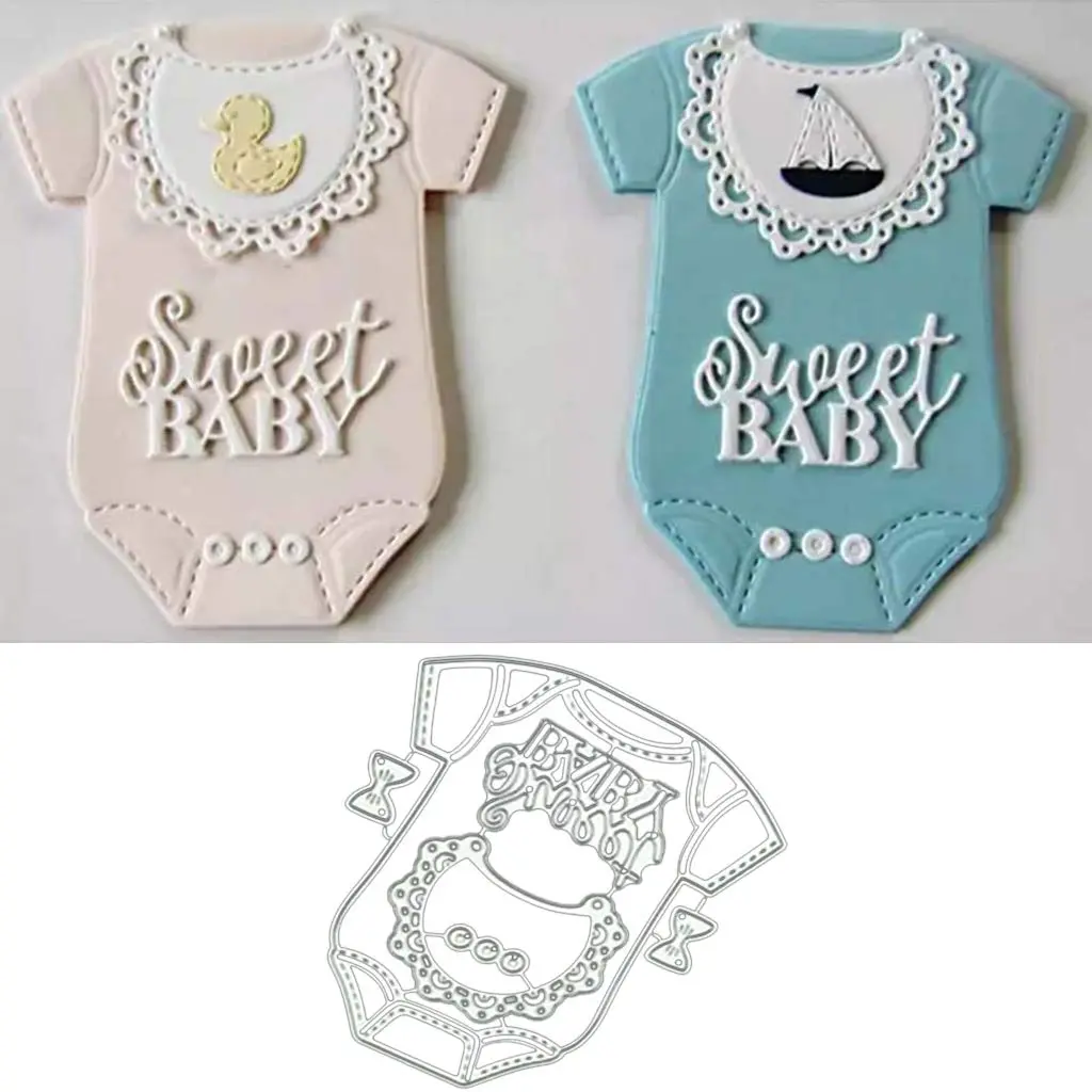 Lottoyday Baby Clothes Metal Die Cuts for Card Making | Precise, Durable & Safe (70-120 chars) - main product image
