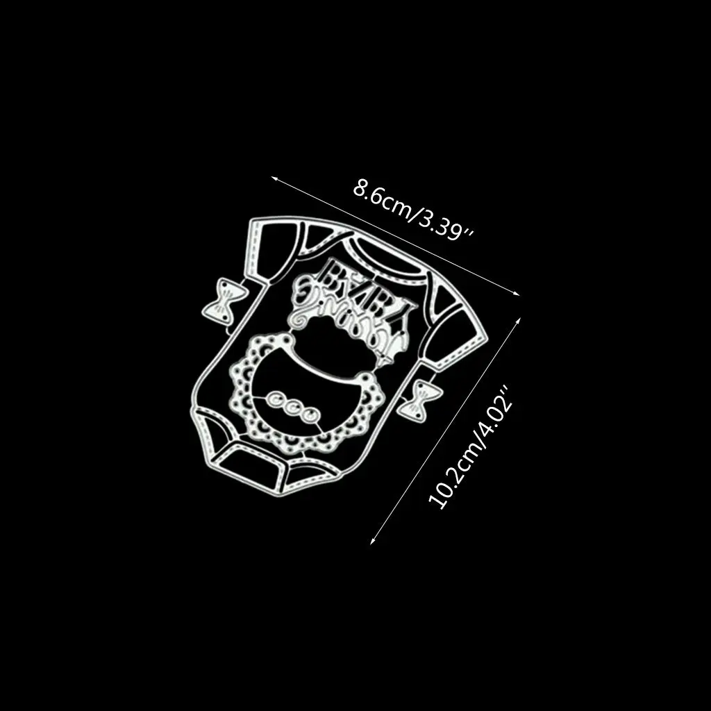 Lottoyday Baby Clothes Metal Die Cuts for Card Making | Precise, Durable & Safe (70-120 chars) - view 2