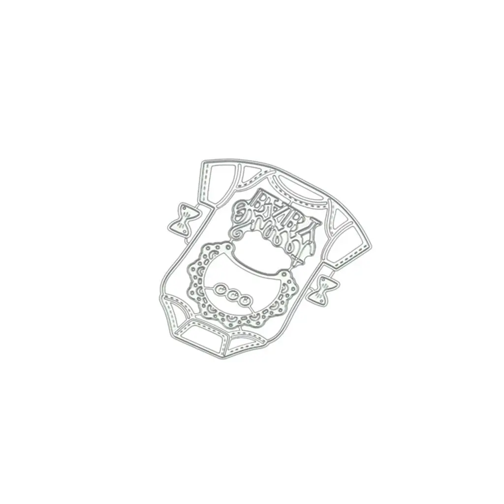 Lottoyday Baby Clothes Metal Die Cuts for Card Making | Precise, Durable & Safe (70-120 chars) - view 3