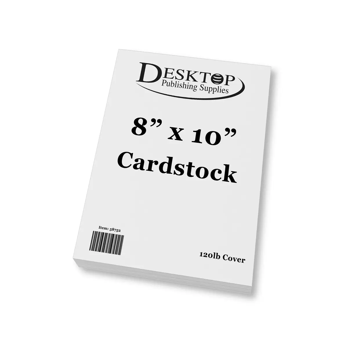 Desktop Publishing Supplies White 8" x 10" Cardstock | Heavy Weight 120lb Cover for Inkjet & Laser (15 Sheets) - main product image