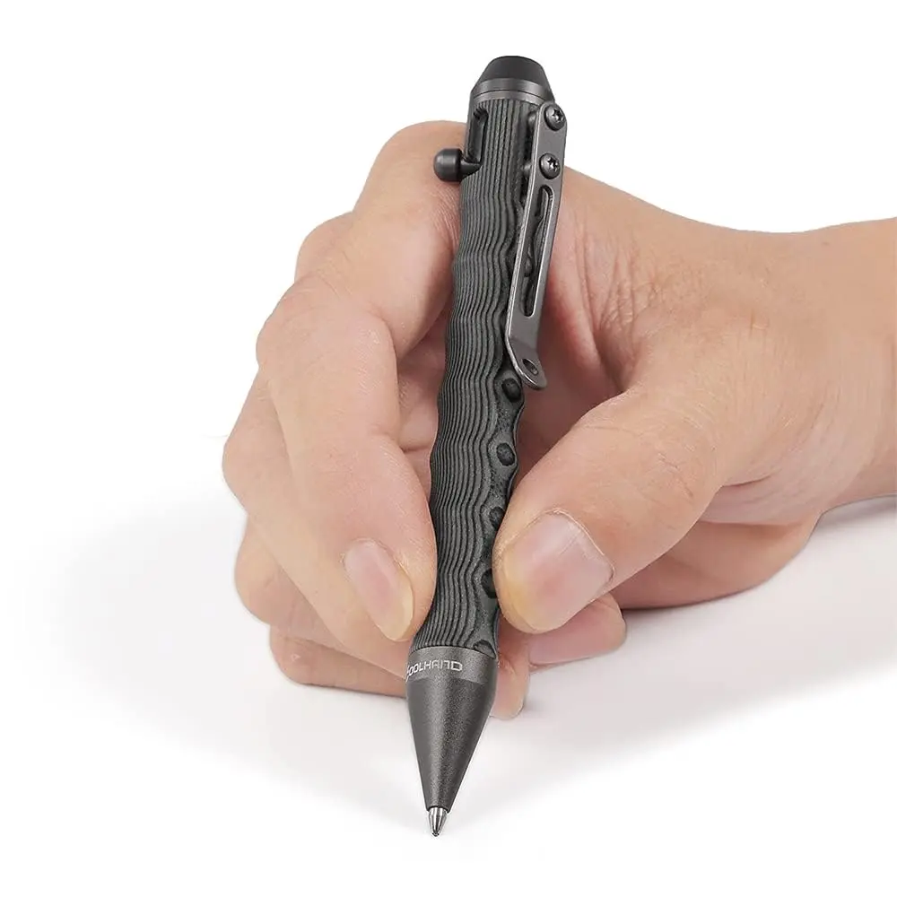 Cool Hand 4.5'' G10 EDC Ballpoint Ink Refillable Bolt Action Tactical Pens | Refillable, Compact & Ergonomic - view 9