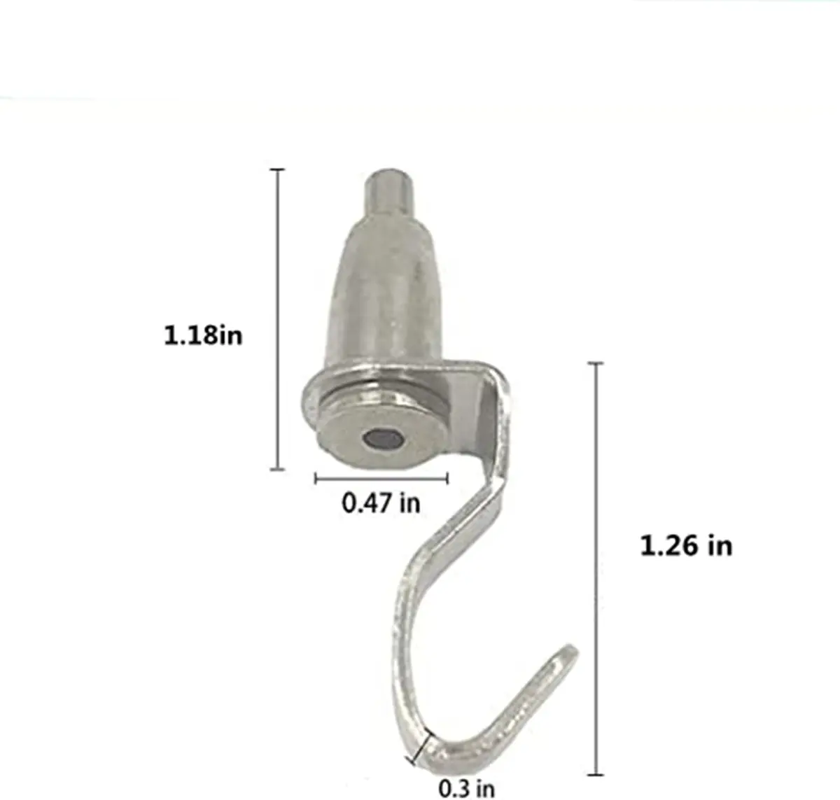 alblinsy 20 Pcs Adjustable Metal Art Gallery Display Hanger Hooks | Durable Wire Rope Rail Picture Hanging System - view 2