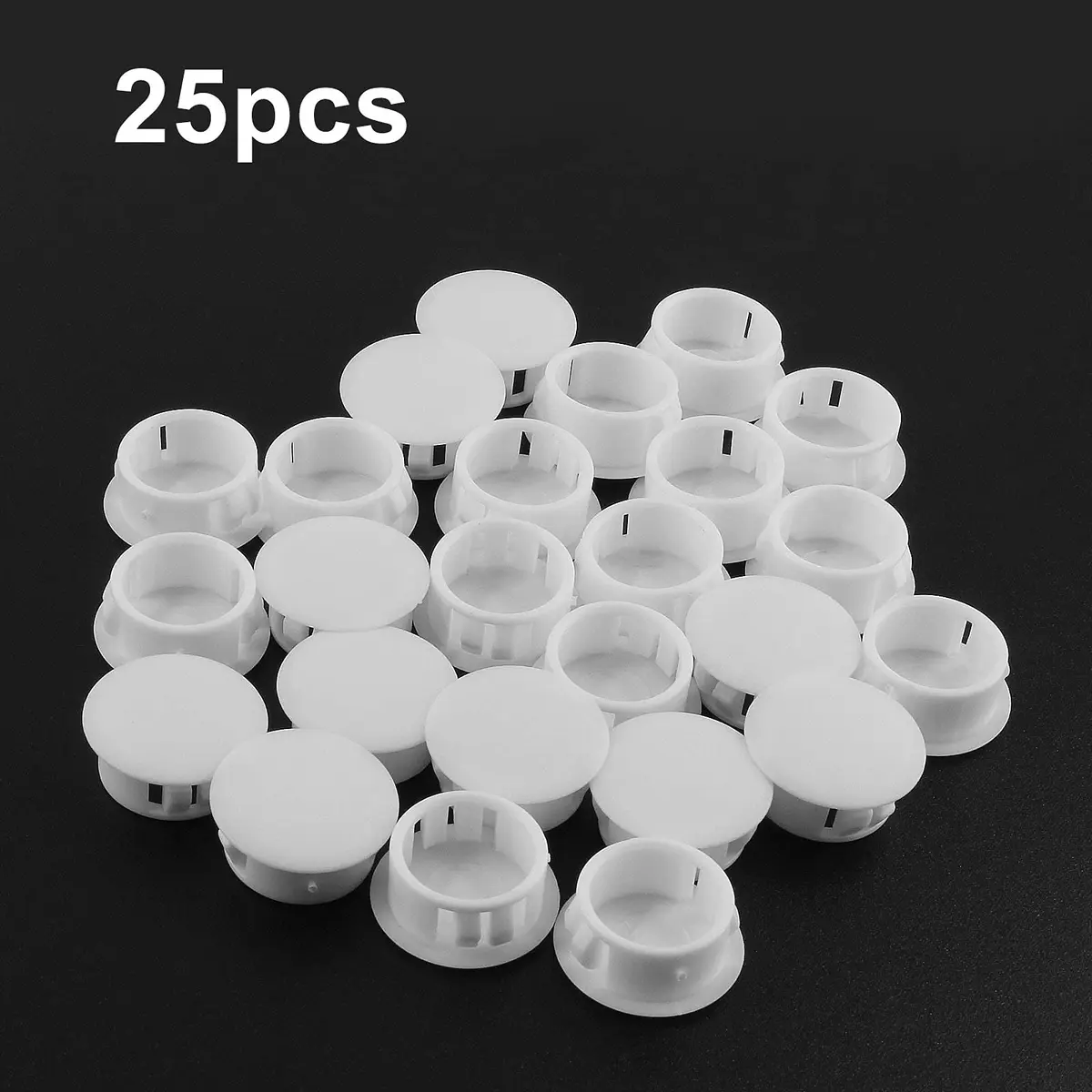 Jersvimc Furniture Floor Protector, 25Pcs White 5/8 Inch (16mm) Hole Plug | Floor & Furniture Safety - view 2