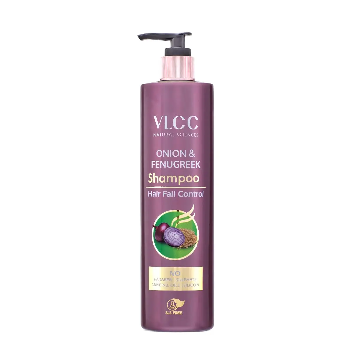 VLCC Onion & Fenugreek Hair Fall Control Shampoo 300 ml | Gently Cleanses & Supports Hair Growth - main product image