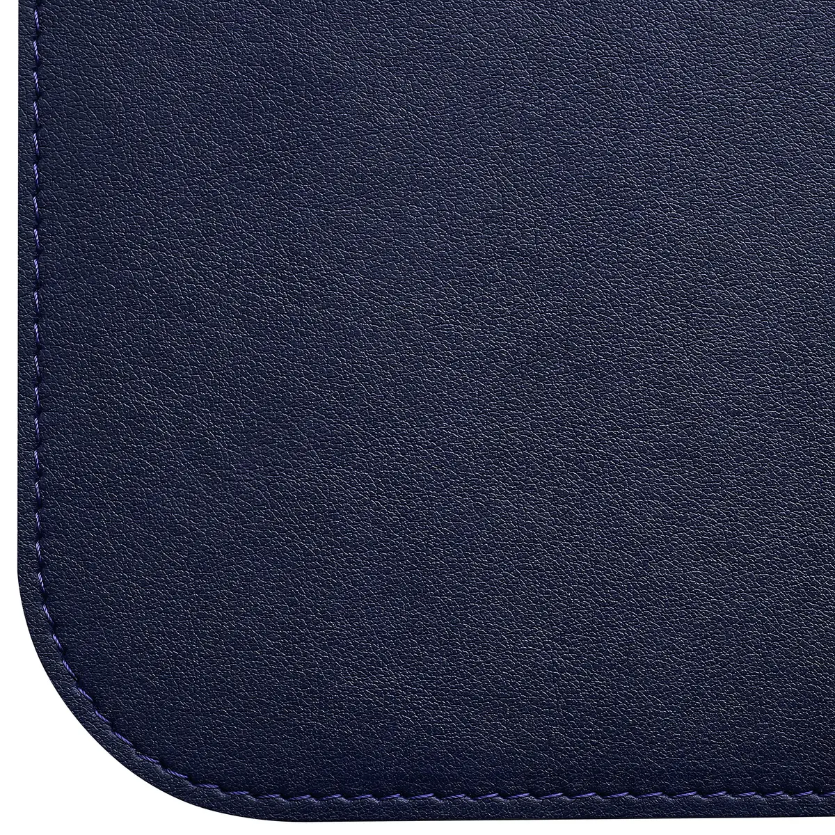 GALLAWAY LEATHER Large Navy Blue Desk Mat 36" x 17" | Elegant PU Leather Office Desk Cover - view 7
