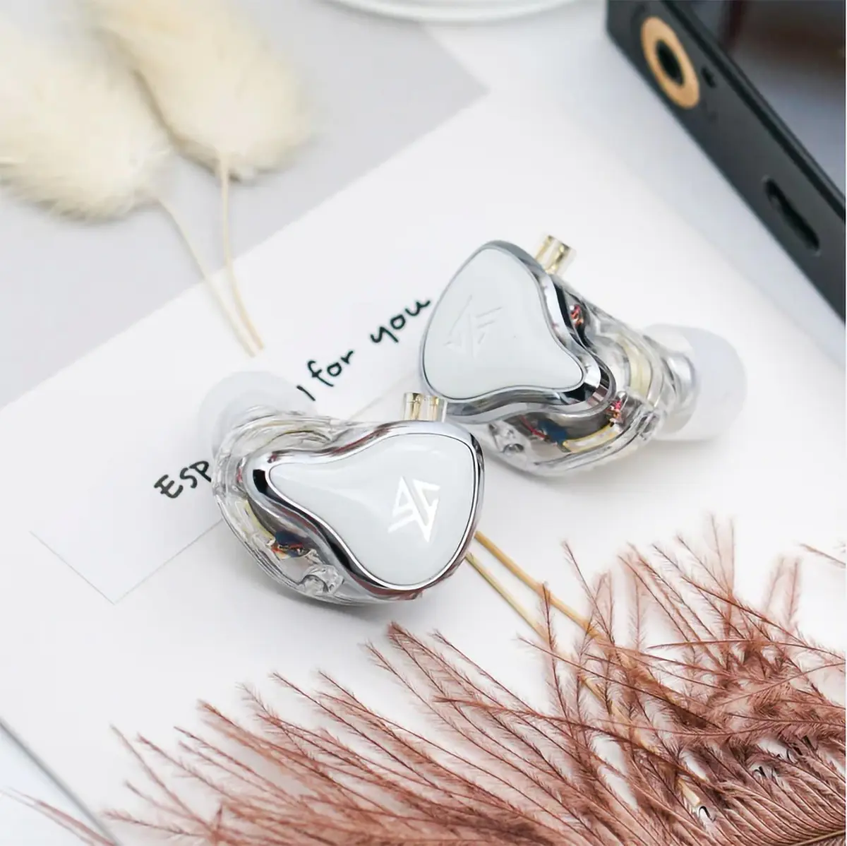KZ ZAS 7BA+1DD Hybrid In-Ear Monitor Headphones with Mic, 1.7cm (0.67in) W x 2.2cm (0.87in) H x 2.1cm (0.83in) L | Wired 3.5mm Jack for Gaming & Music - view 6