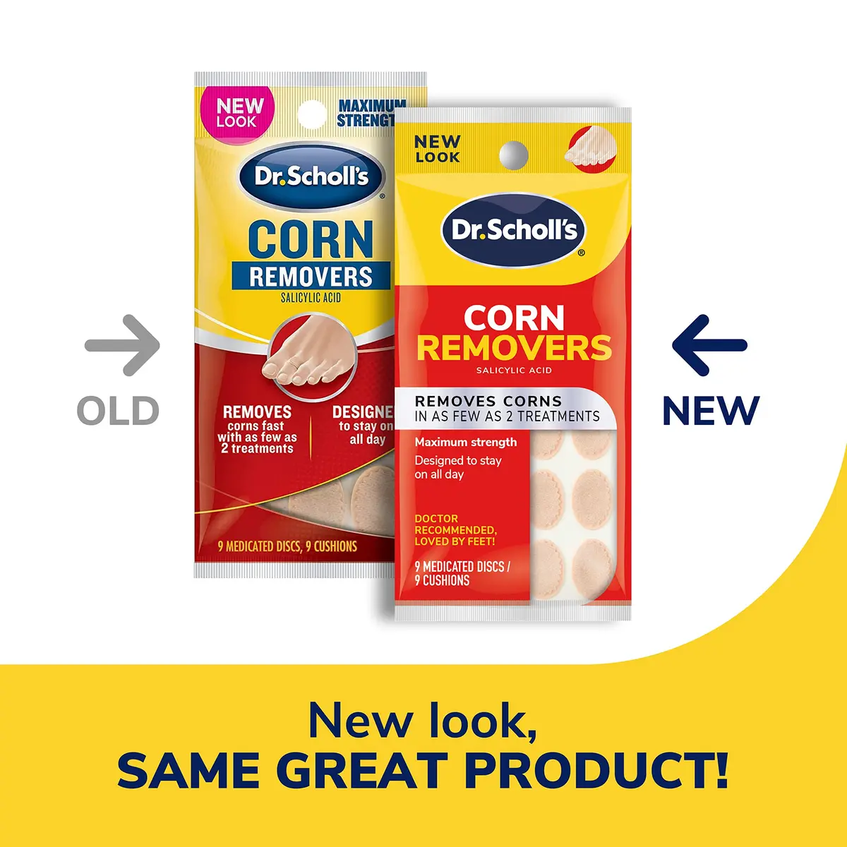 Dr. Scholl's Corn REMOVERS 9 Ct | Fast Corn Removal, Maximum Strength, All Day Stay - view 2