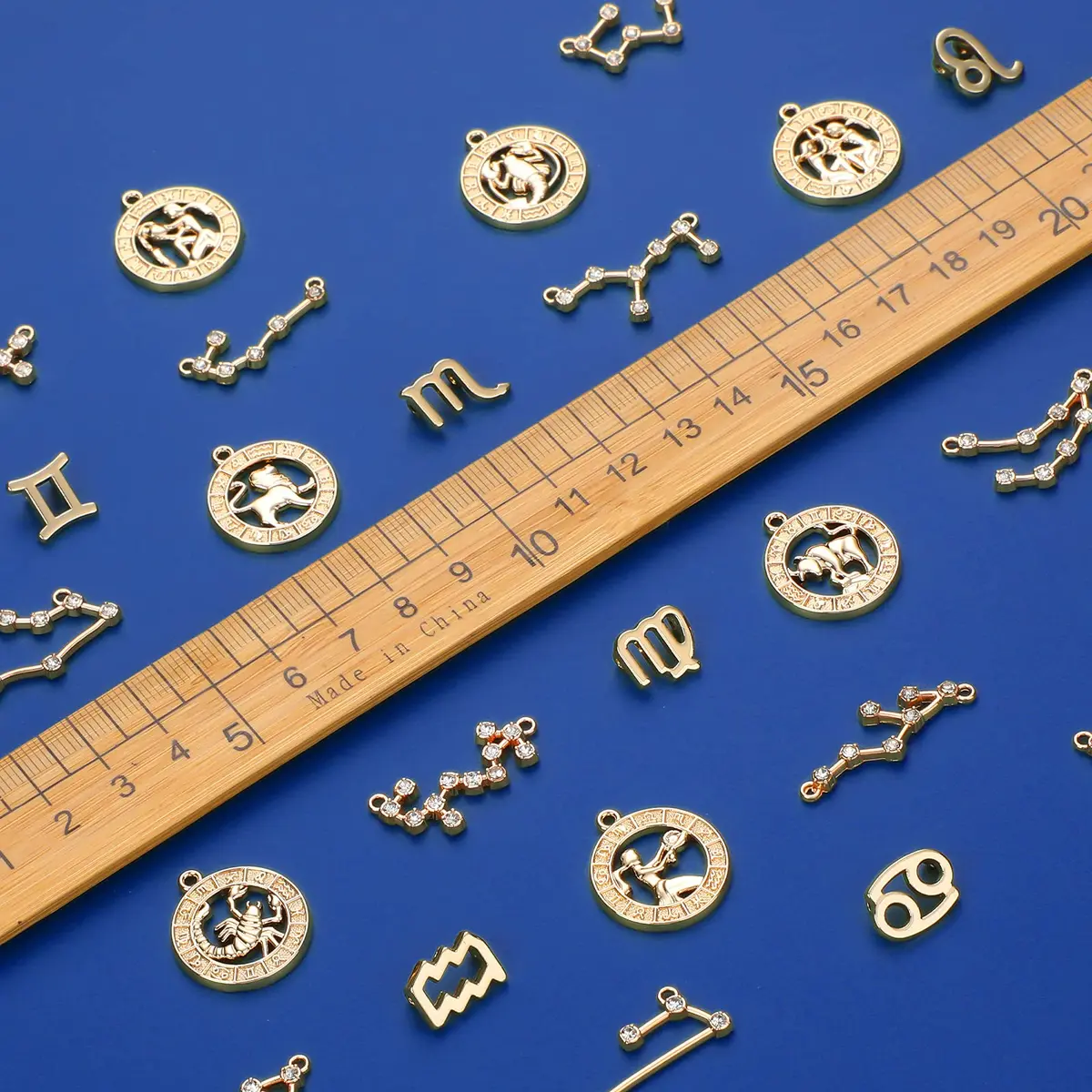 Hicarer Zodiac Charms Set 126 pcs | Jewelry DIY Kit for Indian Creators - view 6