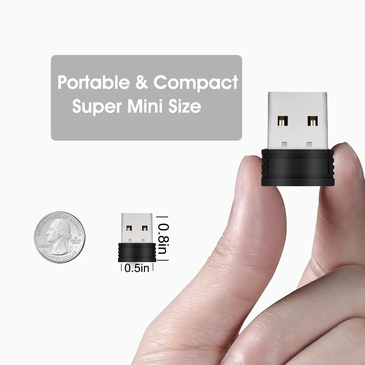 Phiginoo Mouse Jiggler Mover Wiggler USB Port Keeps PC Awake | Simulates Movement to Prevent Sleep - view 7