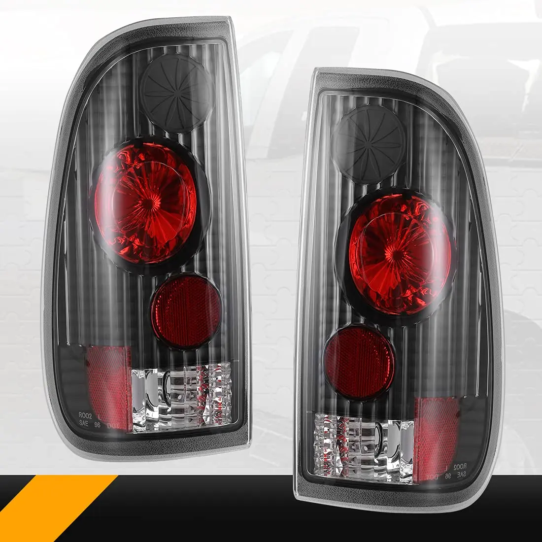 Nixon Offroad LED Tail Lights Assembly for 1997-2003 Ford F-150 F-250 | DOT/SAE Compliant, Waterproof, Easy Fit - main product image
