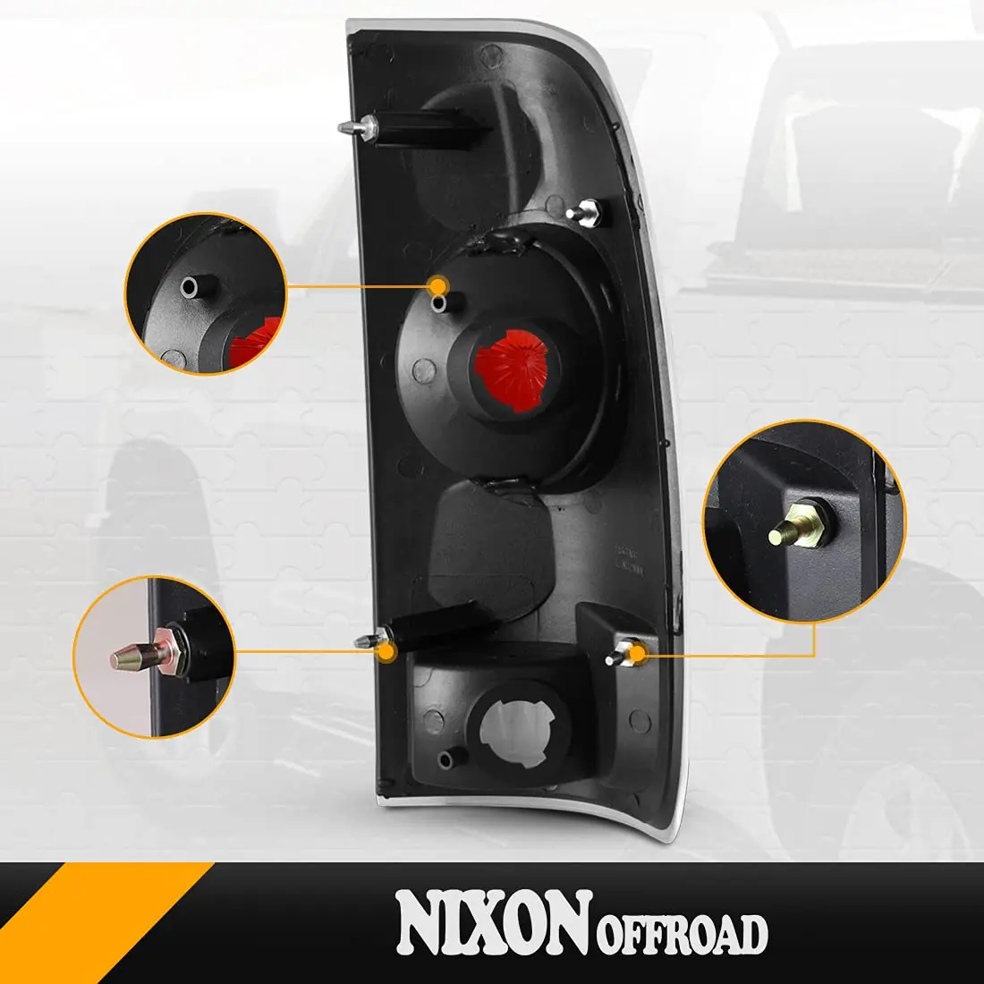 Nixon Offroad LED Tail Lights Assembly for 1997-2003 Ford F-150 F-250 | DOT/SAE Compliant, Waterproof, Easy Fit - view 3