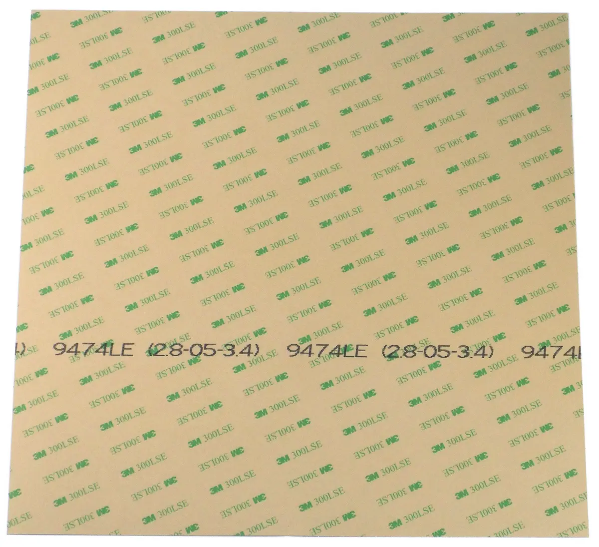 3M 9474LE 300LSE Double-Sided Adhesive Transfer Tape 30 Sheets 30.5cm x 30.5cm (12" x 12") | Attaches Digitizers, Bonds Low Surface Energy Plastics - view 2