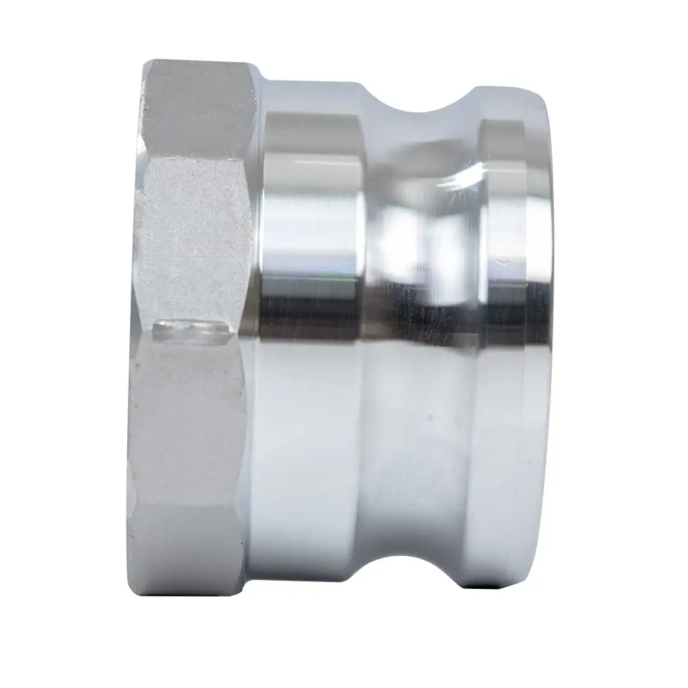 Quafwia 3 inch (7.62 cm) Aluminum Cam Lock Fittings Type A Male NPT x Female Thread (2-Pack) | Standard AA59326 Quick Disconnect Couplers - view 5
