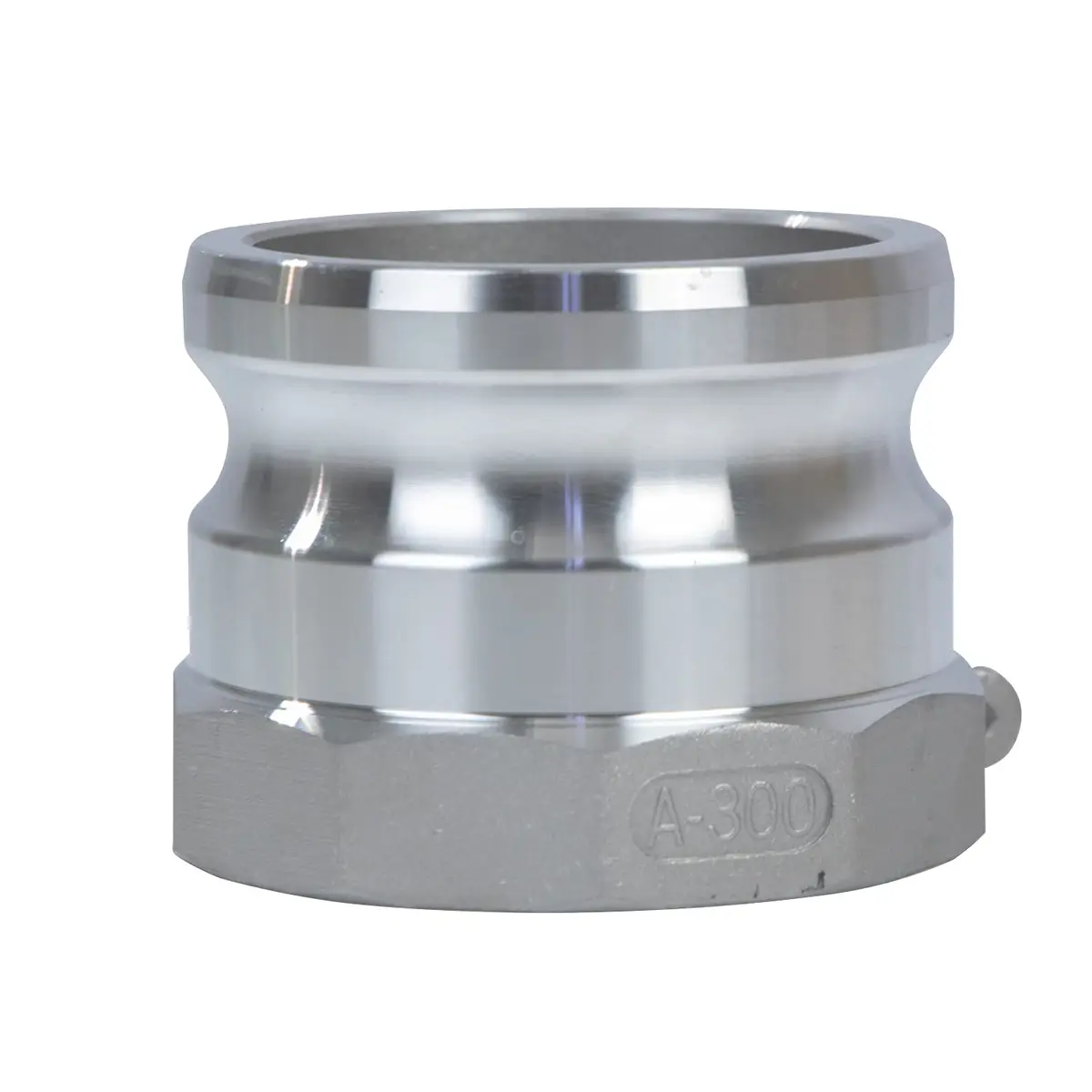 Quafwia 3 inch (7.62 cm) Aluminum Cam Lock Fittings Type A Male NPT x Female Thread (2-Pack) | Standard AA59326 Quick Disconnect Couplers - view 2