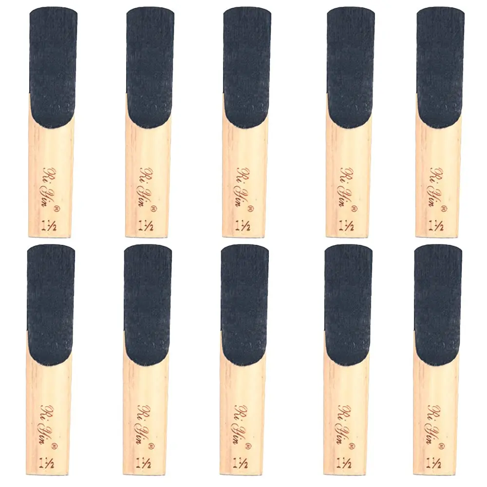 Alnicov Tenor Saxophone Reeds Strength 1.5, Set of 10 | Digital Reed-Making Technology for Rich Professional Sound - main product image