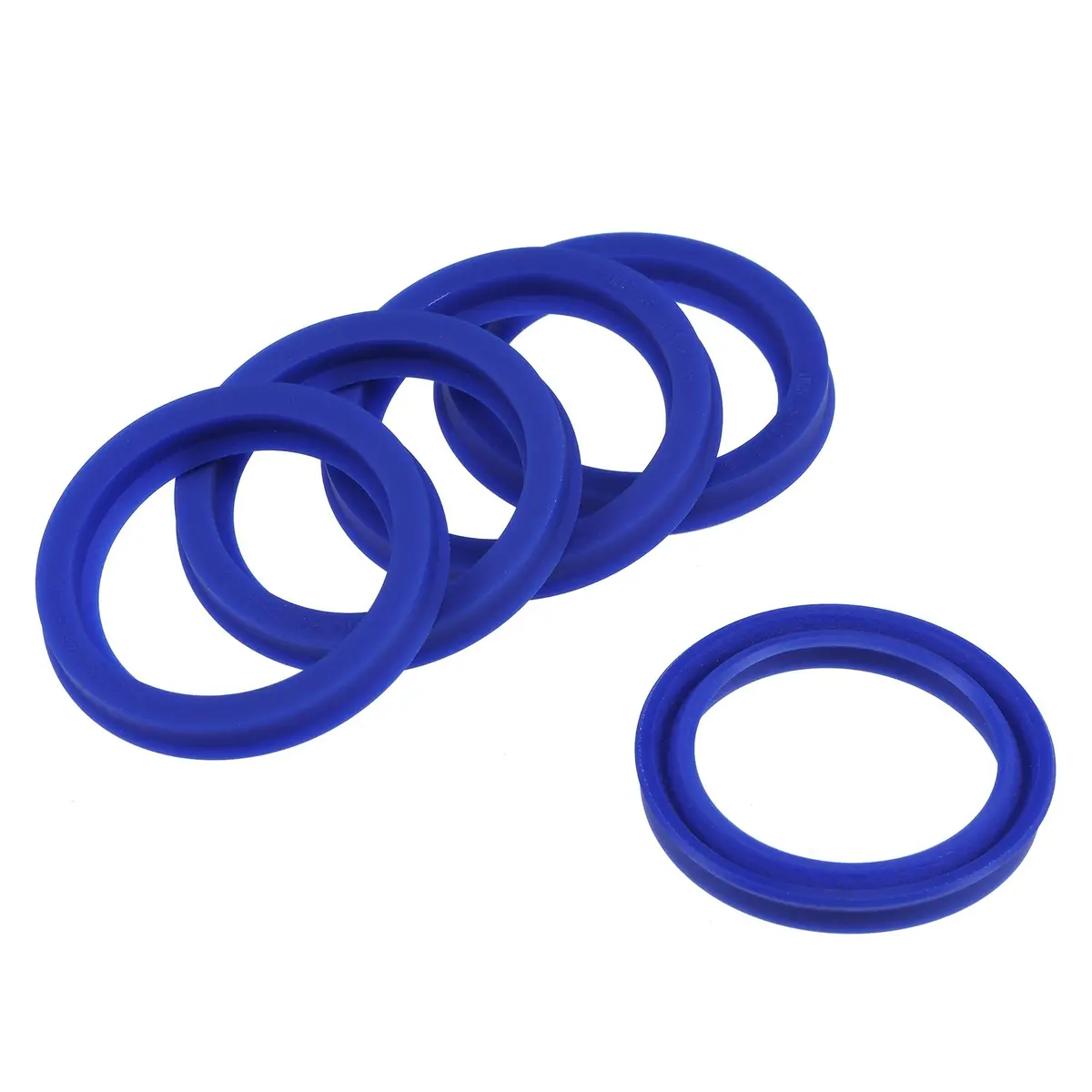uxcell UHS Radial Shaft Seal 28mm ID x 35.5mm OD x 5mm Width PU Oil Seal, Blue Pack of 5 | Oil Resistance & Easy Installation - main product image