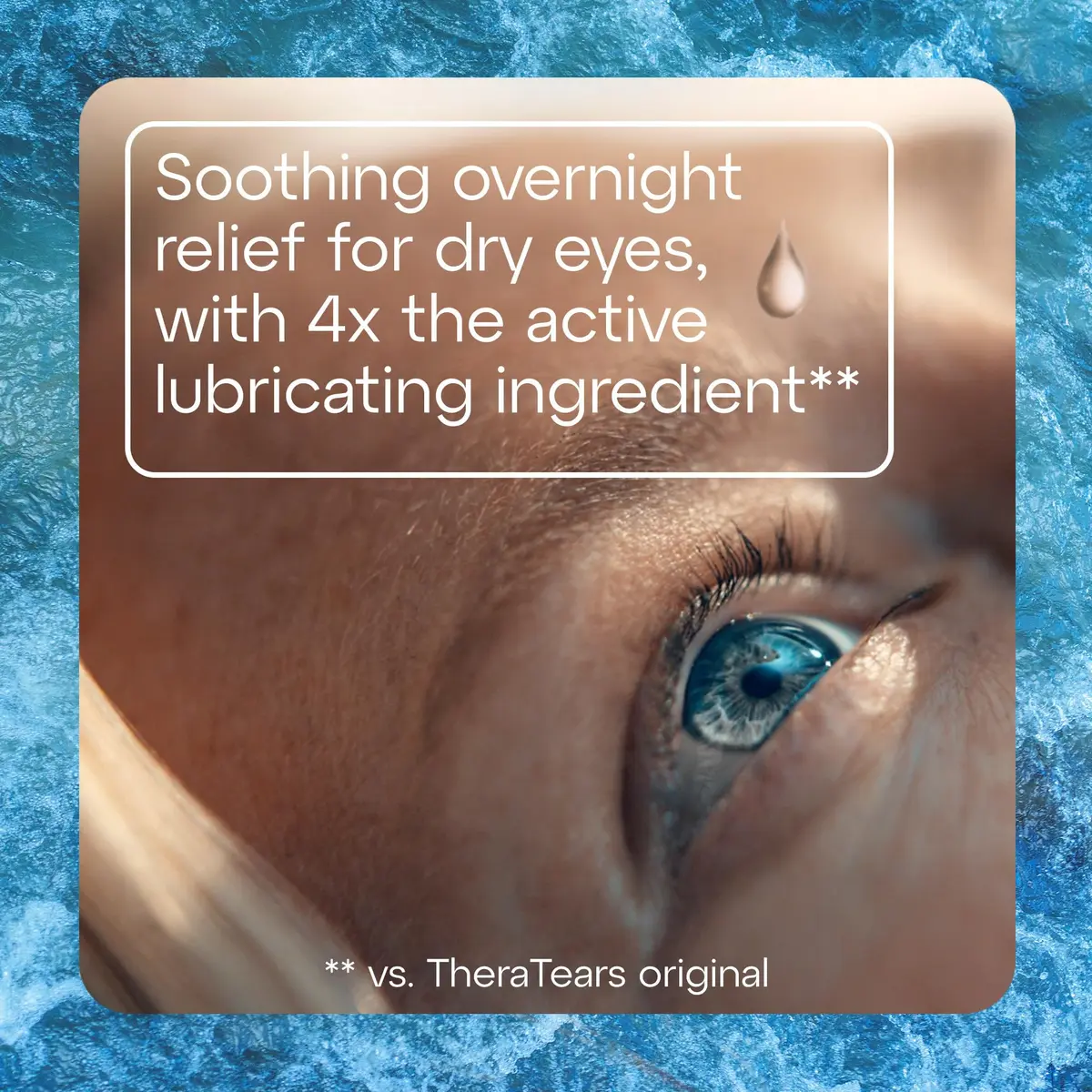 TheraTears Liquid Gel Nighttime Eye Drops 30 Count (1.2 Fl Oz) | Preservative-Free Overnight Relief - view 2