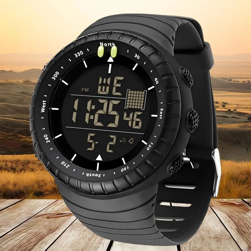 ManLinKei Digital Sports Watch, Military Waterproof Tactical Watch for Men, 1.97in - view 8