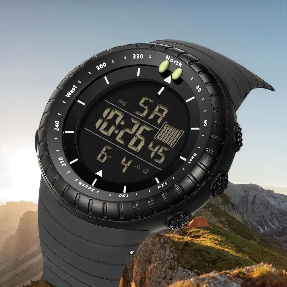 ManLinKei Digital Sports Watch, Military Waterproof Tactical Watch for Men, 1.97in - view 2