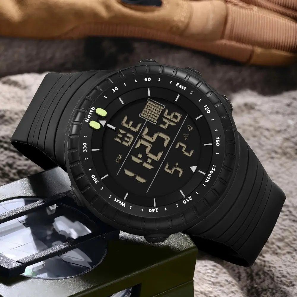 ManLinKei Digital Sports Watch, Military Waterproof Tactical Watch for Men, 1.97in - view 3