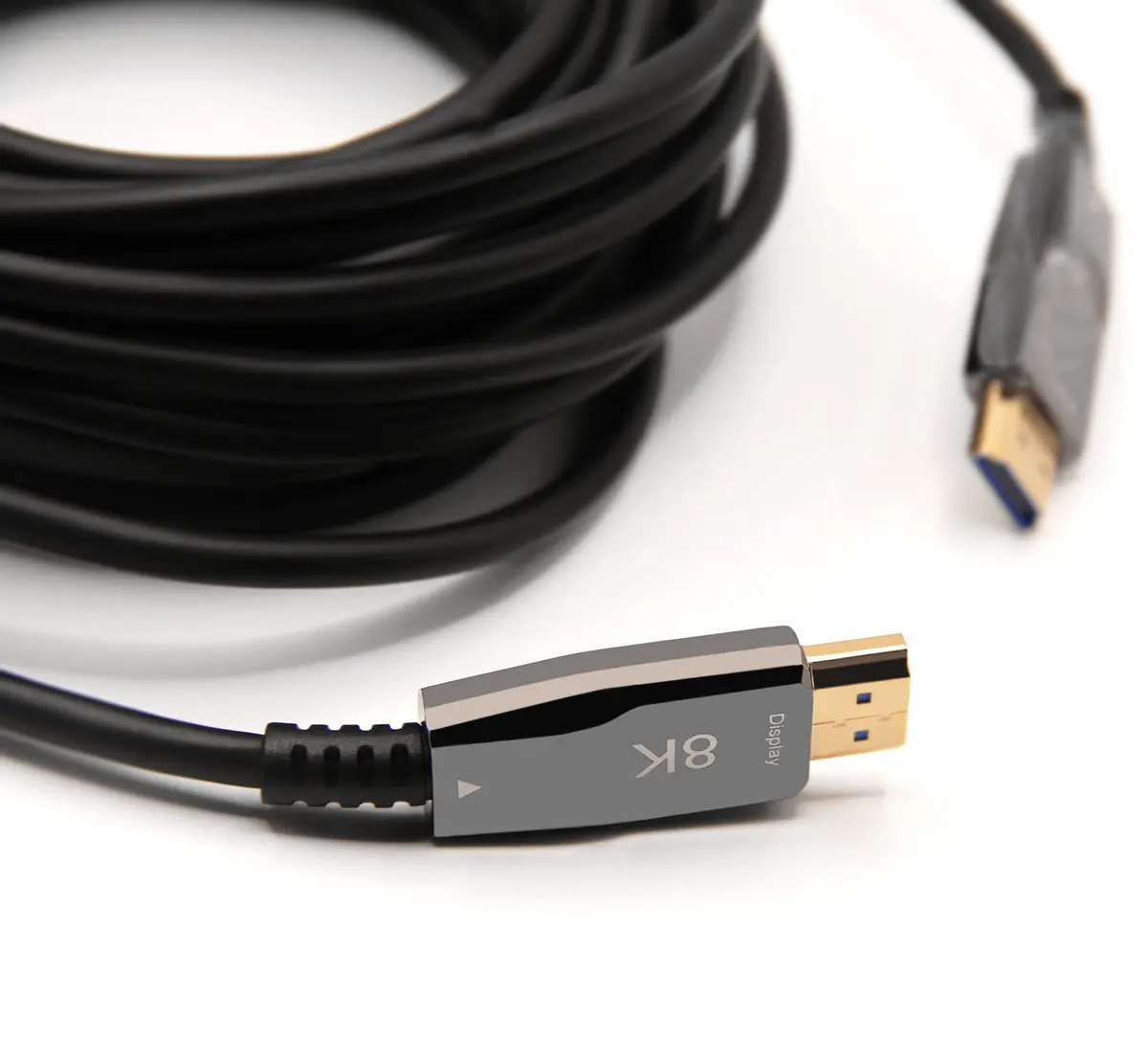 Pacroban 50ft Fiber Optic HDMI 2.1 Cable | 8K@60Hz, 4K@120Hz, 48Gbps, eARC, CL3 Rated - main product image