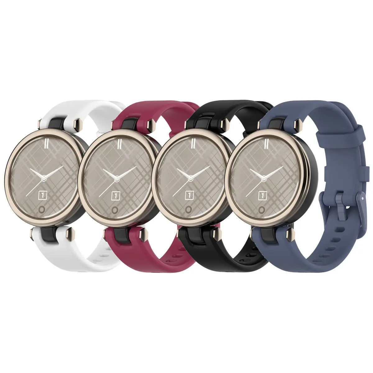 Bangyee Silicone Sport Replacement Bands for Garmin Lily 4-Pack (15cm-21.8cm) | Compatible with Garmin Lily Smartwatch - main product image