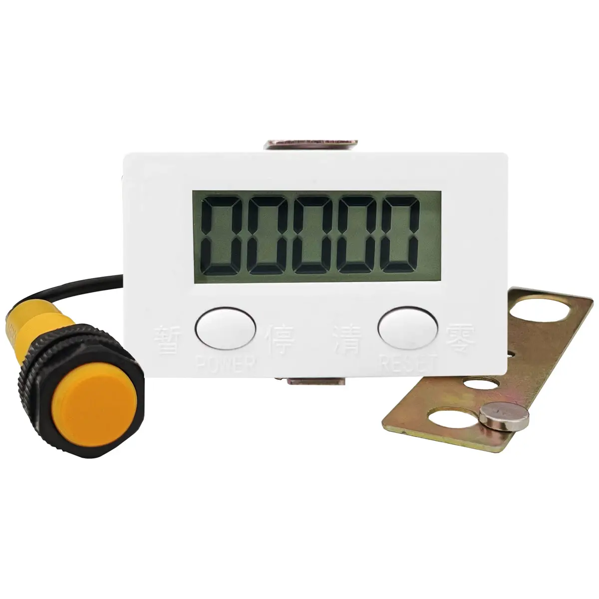 JAMIT Digital Counter for Knitting Machine, LCD 0-99999 5-Digit Tally Counter with Magnetic Proximity Switch Sensor | Automatic Counting - main product image