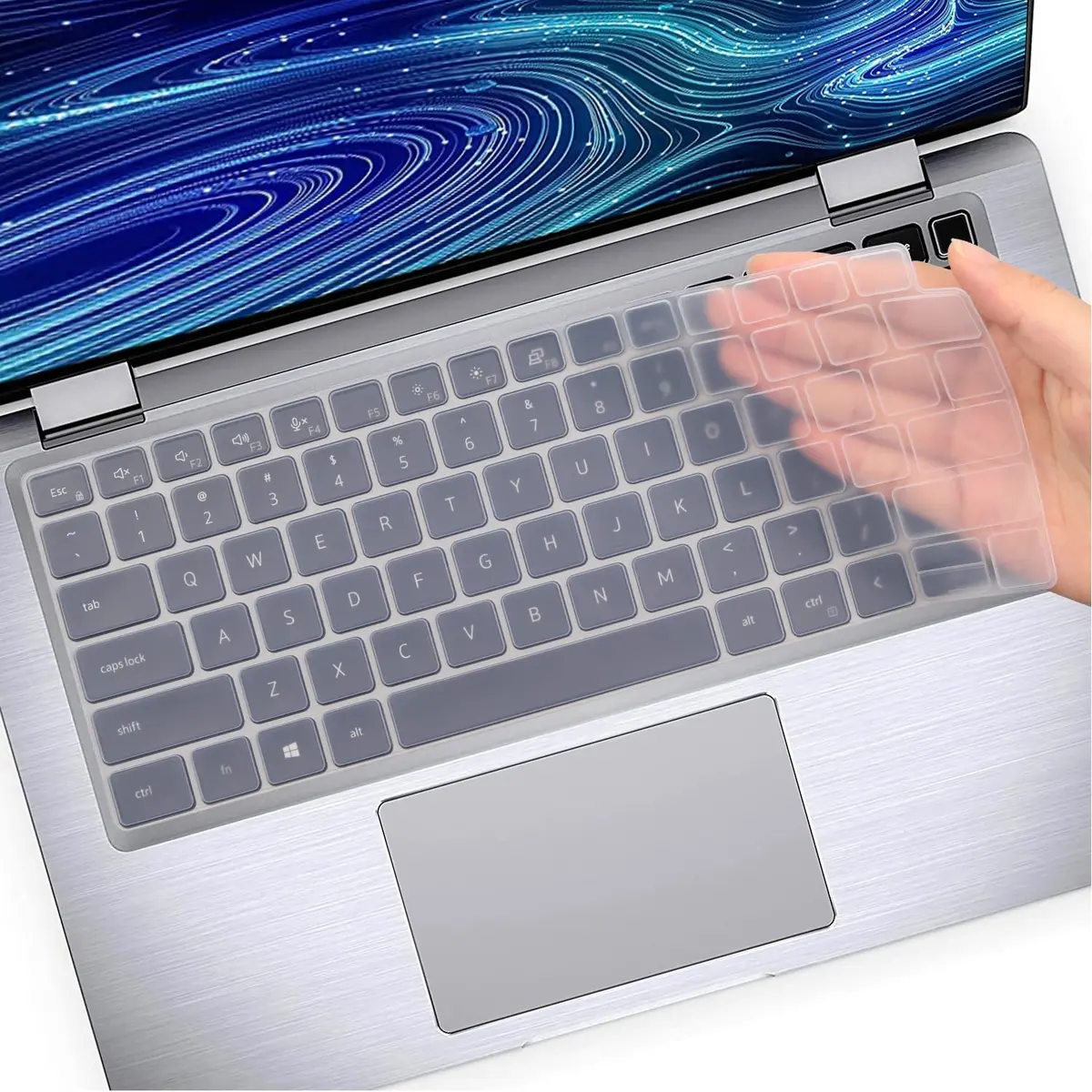 MUBUY-GOL Keyboard Cover for Dell Latitude 14" 7410 7420 7430 7440 7450, Latitude 5440 5430 5431 5420 3440 14", Latitude 7520 15.6" | Clear Silicone - main product image