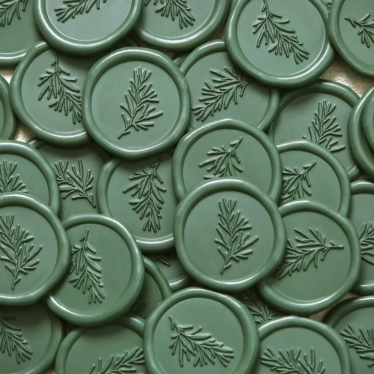 UNIQOOO Dark Olive Green Sealing Wax Beads, 540 Pcs | Perfect for Wedding Invitations & Crafts - view 9