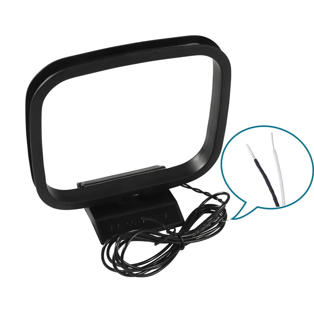 AEDIKO AM Loop Antenna 11.9cm (4.6in) | Improves AM Signal Stability for Home Stereo Receivers - view 4
