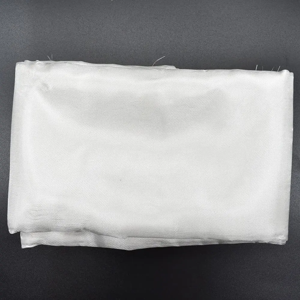 DELLMAO 1.5oz Fiberglass Cloth Sheet 270cm x 127cm | High Density White Fiberglass Mat - main product image