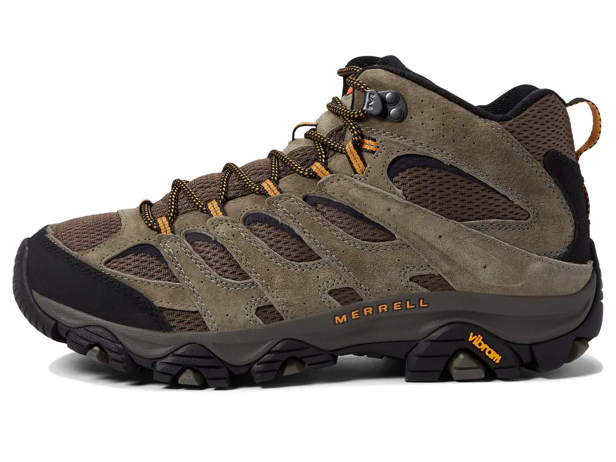 Merrell Men's Moab 3 Mid Hiking Boot, Walnut, Size 10 | Out-of-the-Box Comfort & Durability - main product image